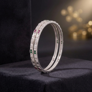 Bracelets tendance en argent sterling massif 23,4 g, étanches, pour usage quotidien, vente en gros - Product Image 4
