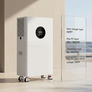 Sistema Portátil de Almacenamiento de Energía Solar con Ruedas de 3.6kW y 8kWh, Inversor Híbrido Integrado, Batería de Respaldo Móvil Todo en Uno para el Hogar - Product Image 3