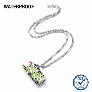 สร้อยคอสแตนเลสสตีลแฟชั่นน้ำหนักเบากลวงสไตล์ใหม่พร้อมสายยาว - Product Image 1