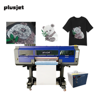 Imprimante Uv Dtf de nouvelle génération avec 3 têtes-Impression de broderie de simulation 3D sur vêtements et accessoires (support AB Film)