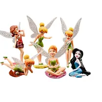 Decorazione torta fai da te angelo ornamenti da giardino persone in miniatura statue da giardino Figurine Set fiaba angelo Figurine in miniatura