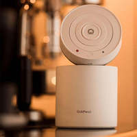 OUTPEAK 0.75L Contenant à café en acier inoxydable sous vide, hermétique, écologique, portable, pour le stockage des grains de café