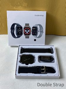 Wholesale Smart <b>Watch</b> 2.01inch Bt Call Fitness Tracker Fashion Sports Waterproof Double Straps Smartwatch for Men Women - Product Image 4
