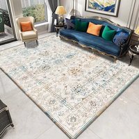 Large 3D Printed Beige Floor Carpet Rugs Living Room Large Carpets and Rugs