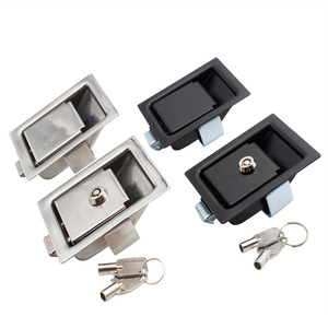 Serrure de panneau à tirer MS866 en acier inoxydable, matériau robuste, pour meubles industriels, fourgons, camions, armoires et boîtes à outils - Product Image 2