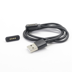 Vente en gros d'usine : Connecteur USB-A mâle vers 4 broches POGO PIN pour la charge de montres connectées dans le domaine des appareils électroniques - Product Image 1