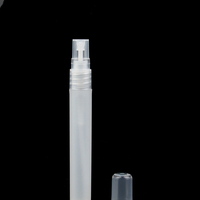 Vente en gros de flacons de parfum vides en forme de stylo de 5 ml et 10 ml, bleu, violet, vert, orange, rose, en plastique AS