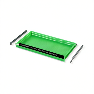 Fami Full Extension <b>Drawer</b> For Flexa Series <b>Cabinets</b> 906x447x136 Mm Green Ral6011 - Product Image 3