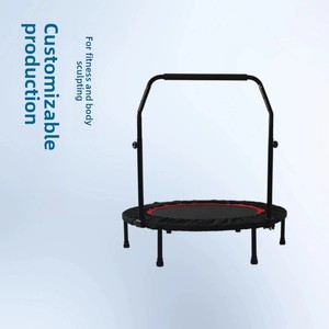 <span class=keywords><strong>Trampoline</strong></span> de <span class=keywords><strong>fitness</strong></span> intérieur pour enfants et adultes, petit modèle, rond, en matériau PP, fabrication sur mesure, lit de saut familial Pengdi Pd-40 - Product Image 1