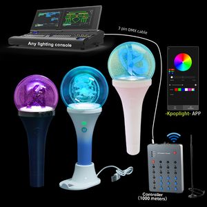 Bâton à main en plastique imprimé Bâton Kpop personnalisé interrupteur marche/arrêt Bâtons clignotants LED <span class=keywords><strong>Changement</strong></span> de couleurs lumineuses Bâtons lumineux 15 couleurs - Product Image 1