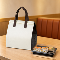 Sac isotherme non tissé pour la livraison de repas, sac à lunch thermique, biodégradable, recyclable, réutilisable, pour les plats à emporter