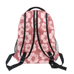 Wholesale High Quality <b>Cheap</b> Woman School Bag Primary School Custom logo Large Size Flower Printing <b>Backpack</b> - Product Image 5