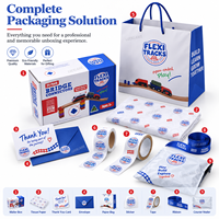 Boîtes d'expédition de cajas en carton publicitaire de marque personnalisée unique FSC blanc bleu pour l'emballage de jouets pour encourager l'apprentissage