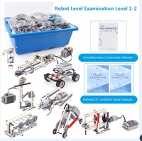 Kit de blocs de programmation personnalisables variés, ensemble de test 1-2ème année, 548 pièces, briques de technologie à assembler soi-même, jouets éducatifs