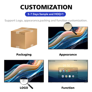 BAS quantité minimale de commande ODM 4K Android OPS 65 pouces écran interactif Smart Board écran tactile moniteur avec tableau blanc Smart Board pour réunion - Product Image 4