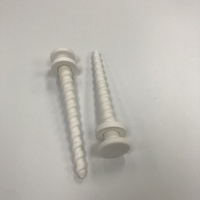 Tornillo y perno de cerámica refractaria de cordierita y mullita resistentes al choque térmico