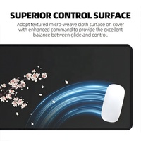Tapis de protection de bureau grande taille, anti-éclaboussures, base en caoutchouc antidérapante, tapis de souris étendu, prix de gros usine