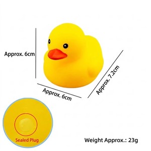 Juguetes <span class=keywords><strong>de</strong></span> Baño <span class=keywords><strong>de</strong></span> Goma con Forma <span class=keywords><strong>de</strong></span> Pato <span class=keywords><strong>de</strong></span> <span class=keywords><strong>3</strong></span> Pulgadas, Impresos Personalizados, con Sellado Inferior que Evita la Entrada <span class=keywords><strong>de</strong></span> <span class=keywords><strong>Agua</strong></span>, Juguetes Únicos para la Bañera para Niños - Product Image 4