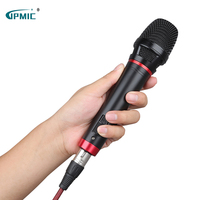 Microphone filaire professionnel, mouvement dynamique, Microphone Vocal dynamique, Microphone portable filaire