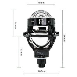 FANKAI 3-inch W6 Mini LED Bi-xenon Aluminum Alloy Lens 60W High Power Turn Signal <b>Daytime</b> <b>Running</b> <b>Lights</b> 30000H Service Life Car - Product Image 5