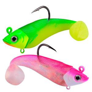 Señuelo suave envuelto en plomo <span class=keywords><strong>para</strong></span> pesca de lubina, cebo artificial, <span class=keywords><strong>cola</strong></span> en t, aparejo de pesca, 40g, 50g - Product Image 2