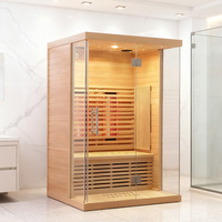 Expédition directe d'usine, cent styles de salles de sauna intérieures disponibles pour 1 à 8 personnes avec chauffage infrarouge lointain