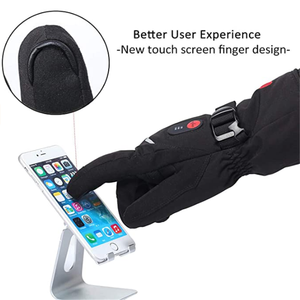 Guanti invernali riscaldati impermeabili di alta qualità invernali sport all'aria aperta Snowboard guanto da sci impermeabili guanti da sci - Product Image 4