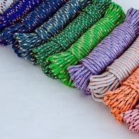 Cordon de parachute Koonong DZS005 pour le camping, la randonnée, la pêche, la survie, hamac extérieur, corde en nylon tressé 4mm*10m 3L
