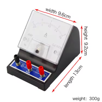 Physical Electrical Circuit Experiment Equipment Analog DC Ammeter Digital DC Voltmeter 0.5 Accuracy Class CE Certified Safety