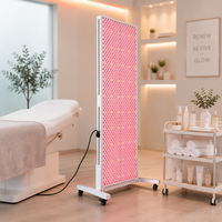 Panneau de luminothérapie rouge, thérapie photonique, appareil de luminothérapie LED infrarouge 8 canaux pour les soins de la peau et la beauté, panneau de lumière rouge