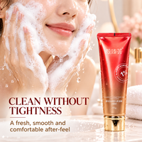 Nettoyant visage Vicehu 100g à l'acide aminé et au collagène avec 1% de collagène soluble complexe, lavage quotidien doux, fournisseur OEM ODM