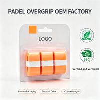 Fabricant OEM de surpoignées de padel, ruban adhésif pour raquette en PU avec logo personnalisé, usine de fabrication