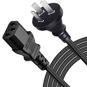 Phích cắm ba lõi Úc với C13 hậu tố dây nguồn mở rộng dây 3x0, 75mm ² dài 2m - Product Image 1