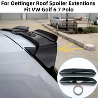 Für Oettinger Auto-Dachspoiler Erweiterungen Flaps Heckflügel Passend für VW Polo Golf 6 7 MK6 MK7 7.5 R GTI GTD R-LINE Hochglanz Schwarz