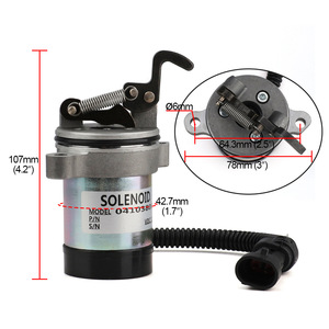 Vanne solénoïde 04103808 12VDC pour coupure de carburant et arrêt du moteur Deutz - Product Image 3