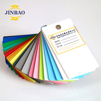 JINBAO Machine à laminer les panneaux de porte en PVC blanc brillant de 3mm, 4x8, panneau de mousse Sintra, vente en gros
