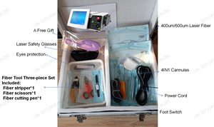 Láser de Diodo Endolaser 980nm 1470nm para Endolifting, Liposucción con <span class=keywords><strong>Jeringa</strong></span>, Cirugía Plástica, Lifting Facial y Rejuvenecimiento de la Piel - Product Image 5