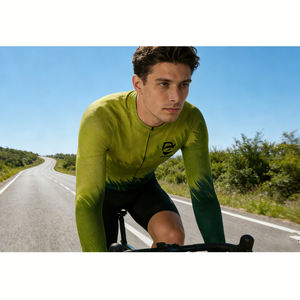 Vêtements de sport de plein air légers et respirants de qualité supérieure, à séchage rapide, coupe ajustée, doux et respirants, maillot de cyclisme à manches longues - Product Image 6