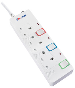 Enchufe de Extensión BS con 6 Tomas <span class=keywords><strong>IEC</strong></span> Hembra y 2 Puertos USB Tipo-C, Certificado por Gmark y SASO, Clasificación IP20, 13A - Product Image 1