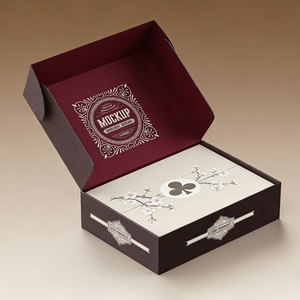 Boîte d'expédition et boîte à courrier ondulée de luxe avec logo personnalisé, boîte cadeau <span class=keywords><strong>en</strong></span> papier personnalisée pour cosmétiques, cadeaux et vêtements - Product Image 1