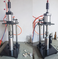 Machine de capsulage électrique de bouteilles, de bureau et portative, avec serrage de couvercles à couple réglable, équipement de scellage