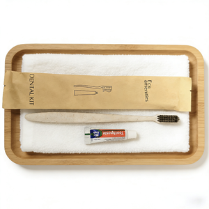 Set <span class=keywords><strong>de</strong></span> Amenidades <span class=keywords><strong>de</strong></span> Viaje <span class=keywords><strong>de</strong></span> Lujo para Hotel, Cepillo <span class=keywords><strong>de</strong></span> Dientes Desechable Personalizado <span class=keywords><strong>de</strong></span> 5 Estrellas, Peine para Ducha, Tamaño Viaje - Product Image 6