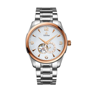 Men's Premium Formal Wristwatch Hollow Skeleton Dial Superior 904L Solid Stainless Steel Timepiece - Product Image 2