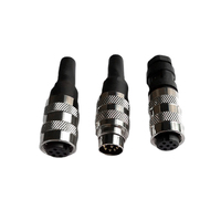 Connecteur d'amarrage de câble femelle mâle droit de haute qualité J09 M16 5pin 6pin 7pin