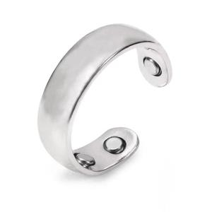 Anillos de terapia magnética ajustables abiertos personalizados Anillo magnético de desintoxicación linfática para hombres y mujeres - Product Image 6