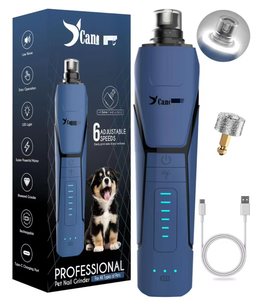 Ponceuse à griffes pour chien OEM 2026 Candure, jusqu'à 6 vitesses, pour chiens et chats de petite, moyenne et grande taille, faible bruit, rechargeable, 360° °   Lumière LED - Product Image 3