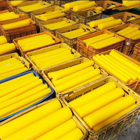 Tige industrielle en élastomère PU souple, courbée, en polyuréthane, pour soudage en gros, dureté Shore 45-98A, lisse, -35°C