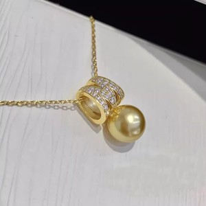 จี้แฟชั่นผู้หญิง 31377 M ขนาด 10-13 มม. ลูกปัดเงินแท้ S925 อุปกรณ์ทำเครื่องประดับมุก DIY ฐานเปล่า อุปกรณ์ทำเครื่องประดับมุก DIY - Product Image 3