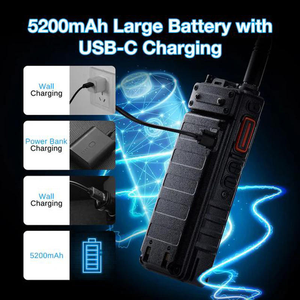 Radio émetteur-récepteur Baofeng UV-25M, interphone sans fil, radio amateur 10W, USB-C, UV25, radio bidirectionnelle, talkie-walkie - Product Image 4