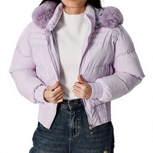 High Quality Women Puffer Jacket Women New Fashion Women Puffer <b>Coat</b> Waterproof <b>Winter</b> Bubble Puffer Full Sleeve <b>Thick</b> Polyester - Product Image 1